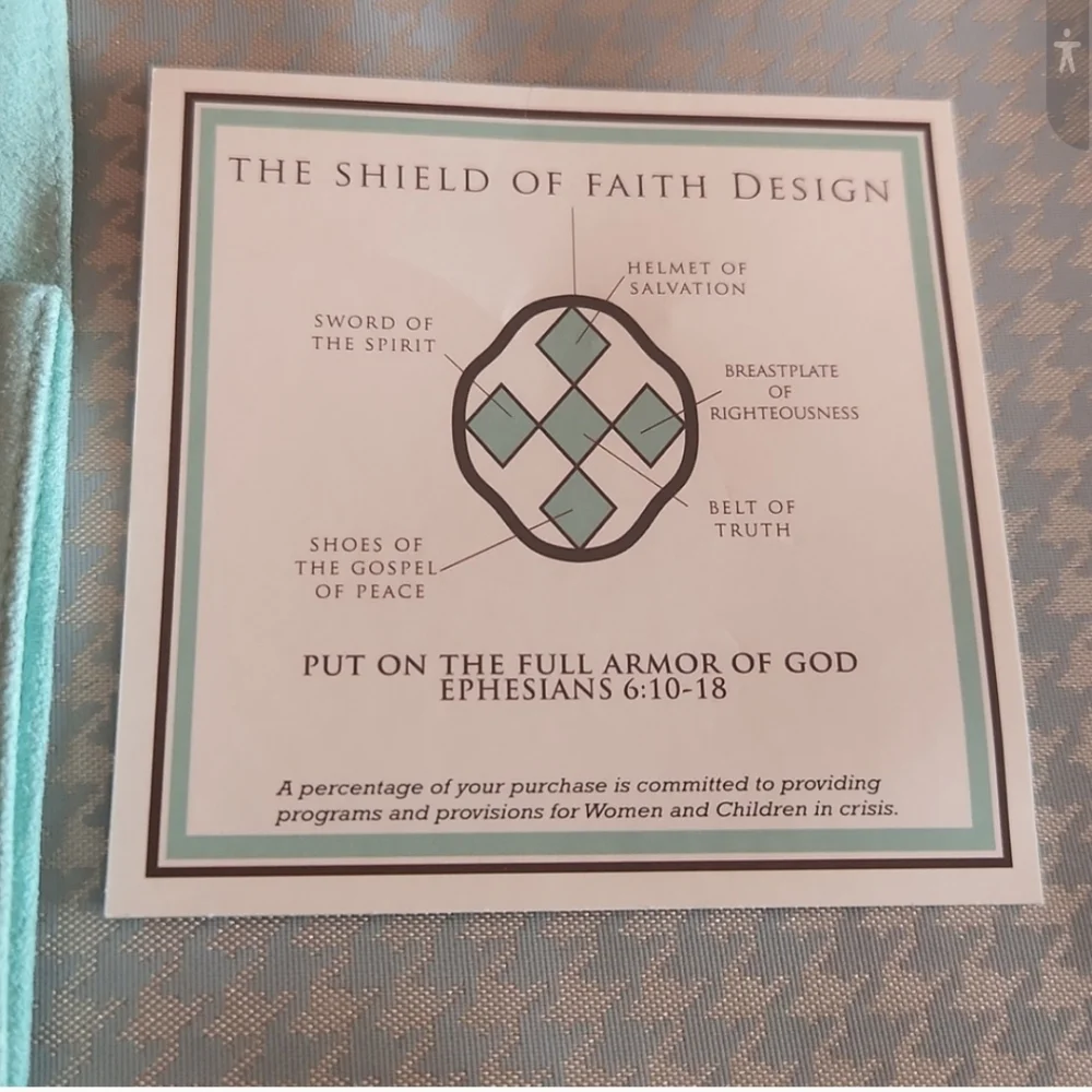 Gracewear Collection The Shield of Faith Design PUT FULL ARMOR OF GOD bracelet - Picture 4 of 8